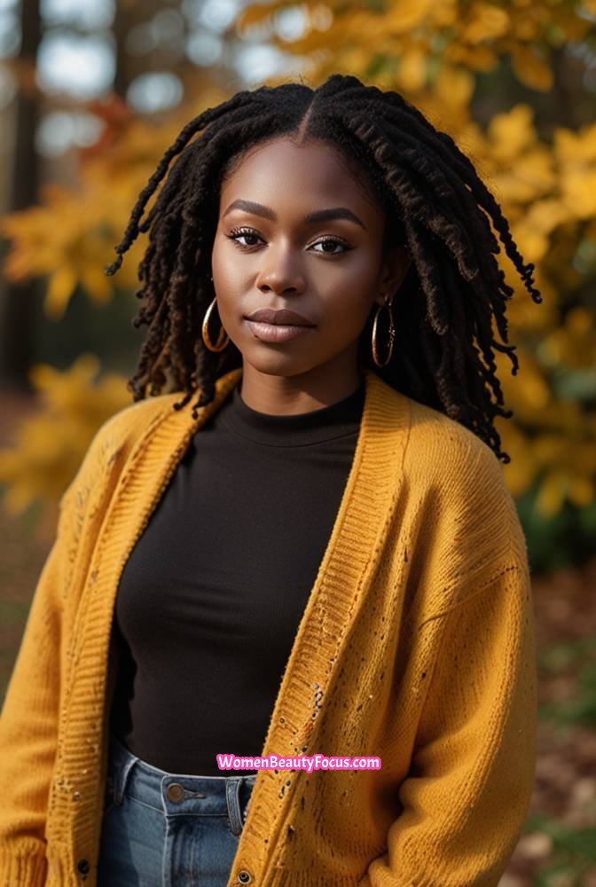 4. Waist-Length Butterfly Locs with Natural Volume
