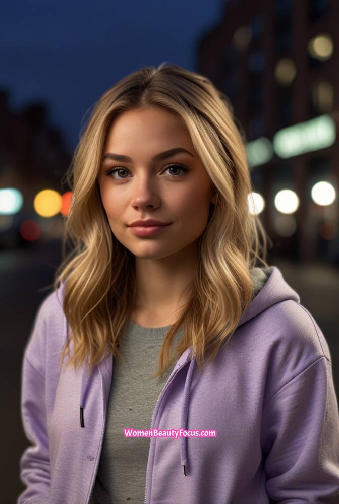 5. Half-Up, Half-Down with Loose Curls