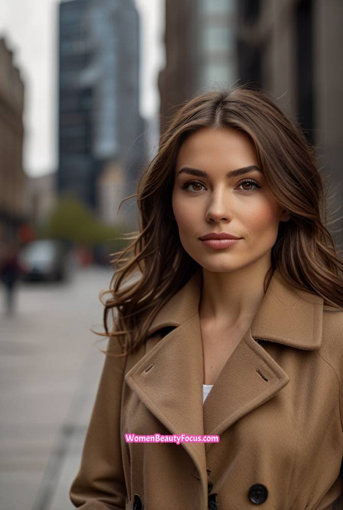 6. Mocha Brown with Face-Framing Highlights