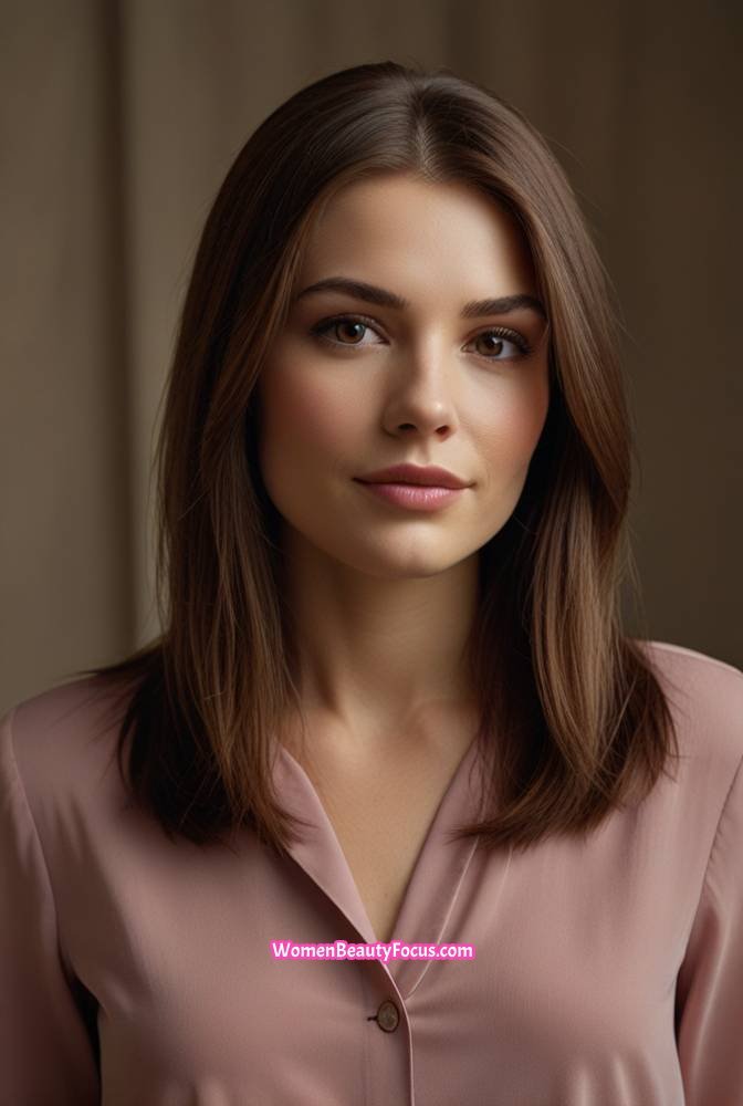 7. Shoulder-Length Straight Hair with Soft Ends