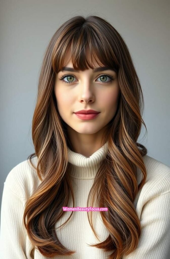 1. Chic Shaggy Bob with Soft Waves FrontStraight View