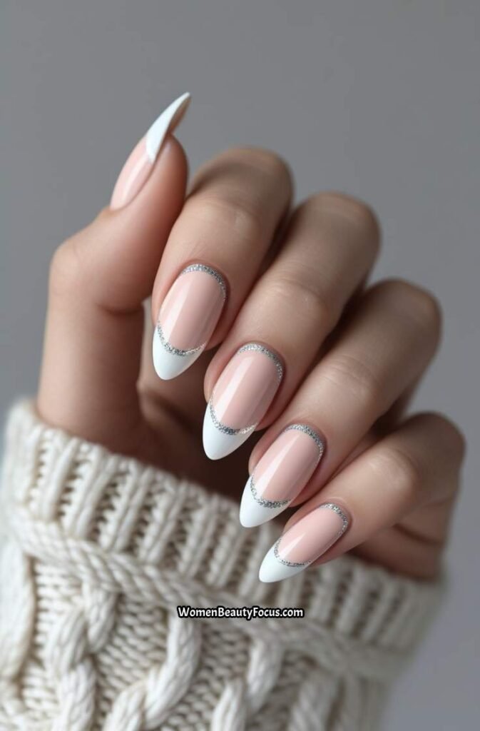 1. Classic French Manicure with a Modern Twist