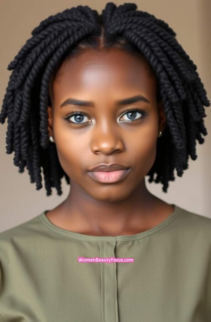 1. Classic Shoulder Length Locs FrontStraight View