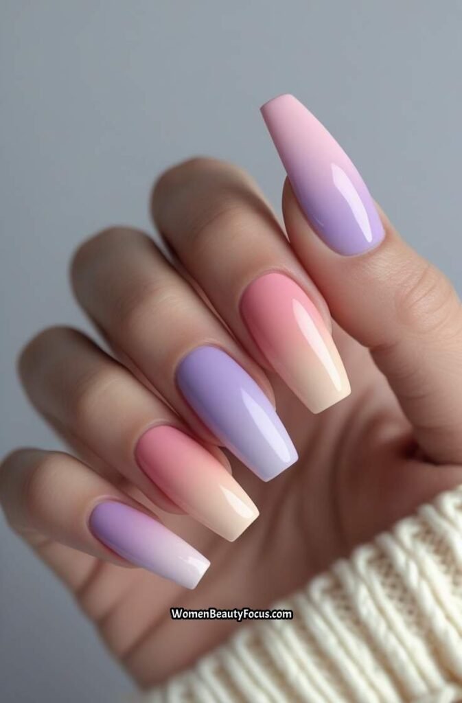1. Pastel Ombre Nails for a Soft Spring Vibe