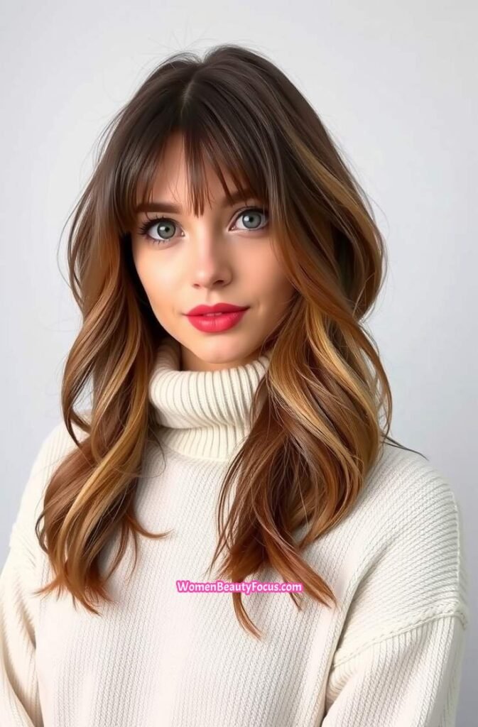 1. Soft Layered Butterfly Cut Front View