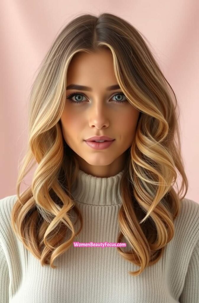 1. Soft Layered Waves FrontStraight View