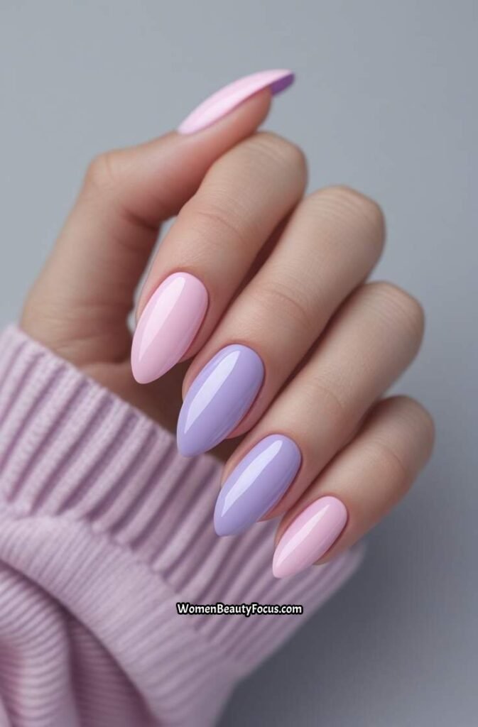 1. Soft Pink and Lilac