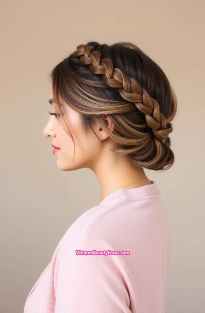 10. Crown Braid Side View