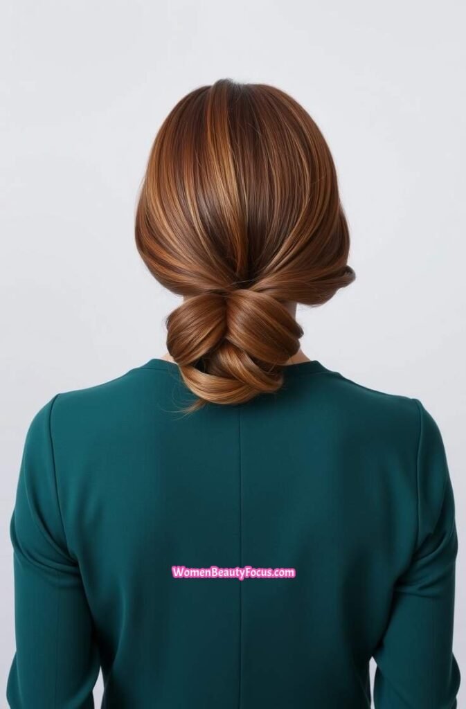 10. Sleek and Low Twist Back View