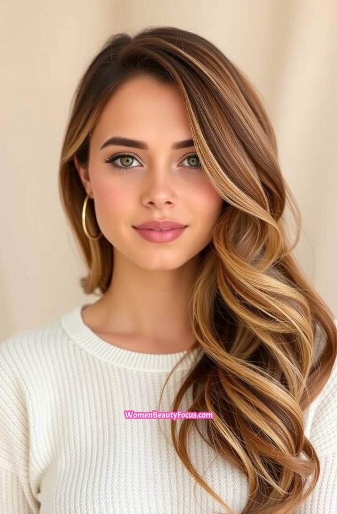 11. Sandy Brown with Side Part Front View