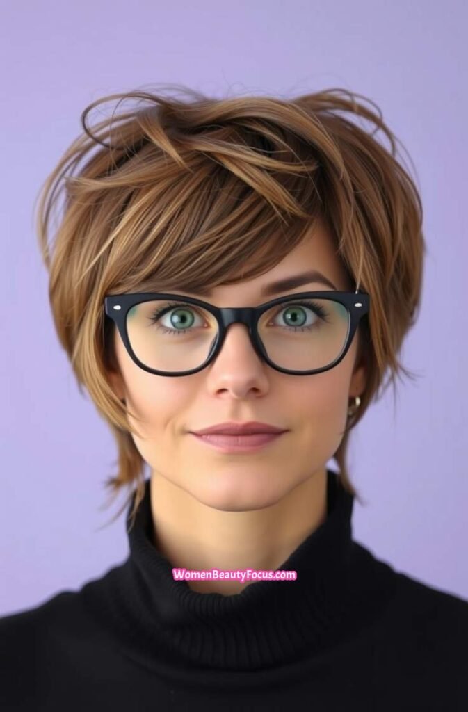 14. Modern Shag Cut with Messy Layers