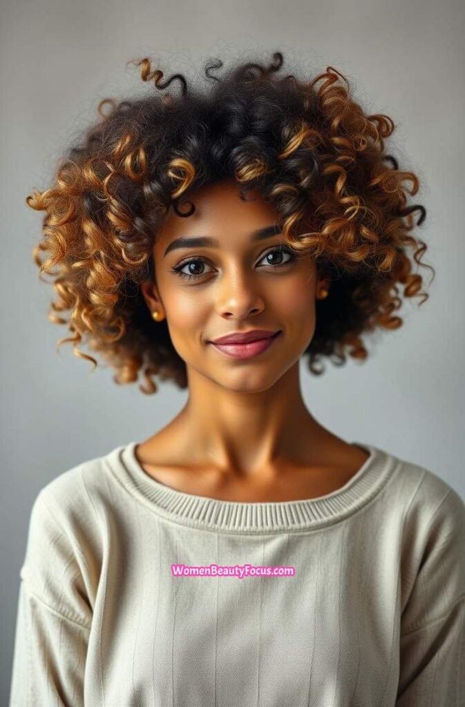 15. Full Bouncy Curls Front View