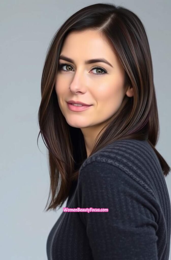 17. Lush Dark Plum Highlights