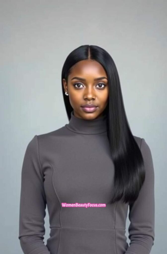17. Sleek and Smooth Quick Weave FrontStraight View