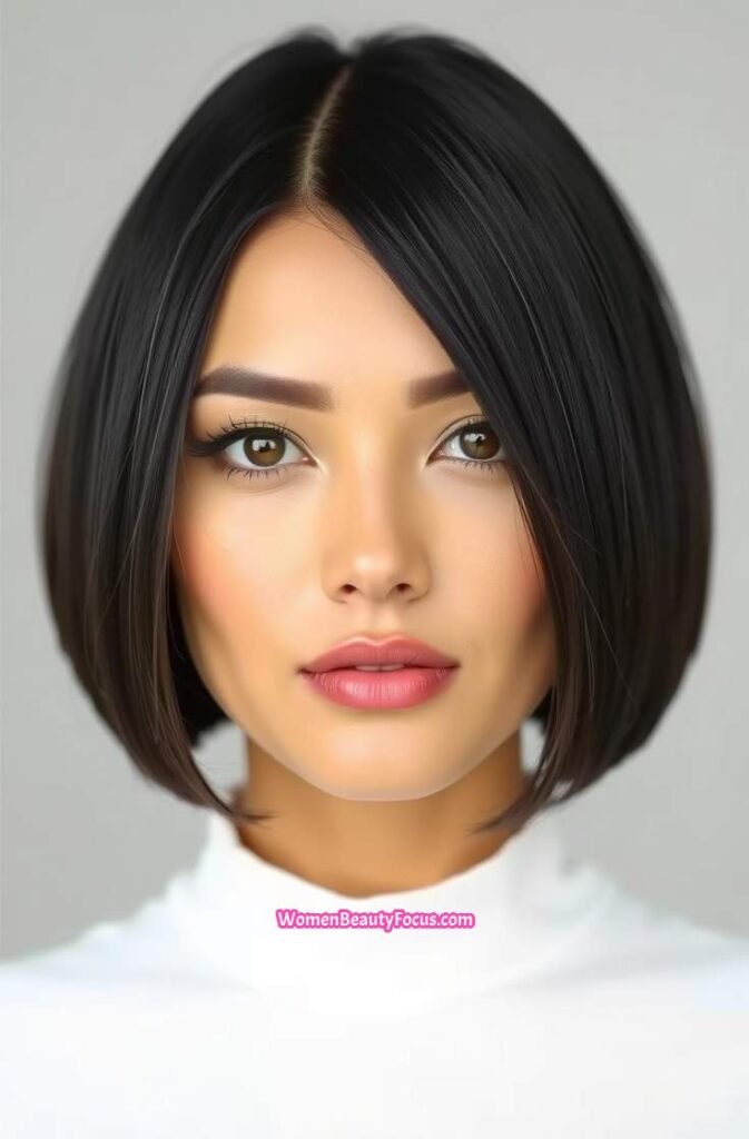 19. Classic Blunt Bob Front View