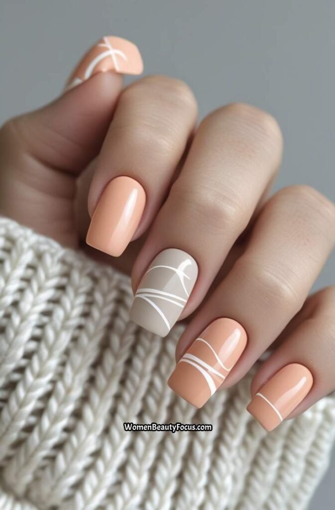 2. Soft Coral Neutral Swirls