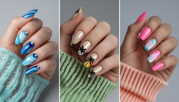 20 Beach Summer Nails for a Relaxed, Coastal Vibe