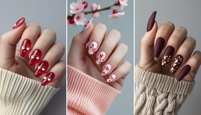 20 Cherry Nails Inspo for a Stylish Manicure