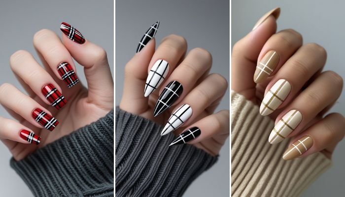20 Plaid Nails for a Trendy, Stylish Look