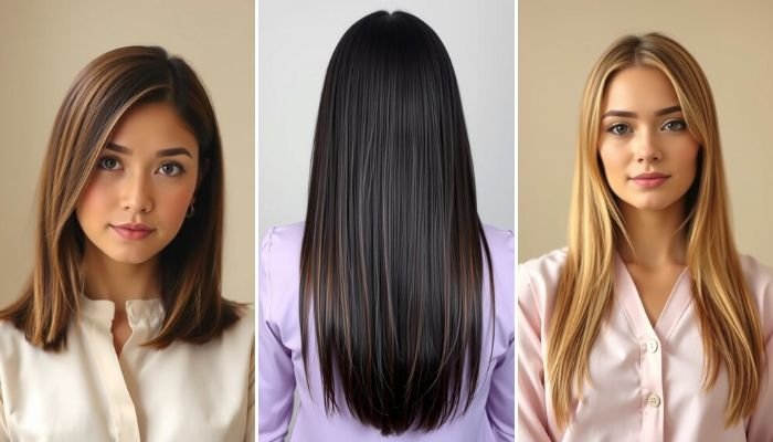20 Straight Hairstyles for a Sleek Finish