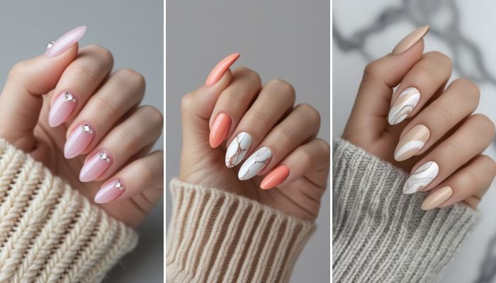 20 Summer Nails Almond for a Soft, Elegant Look