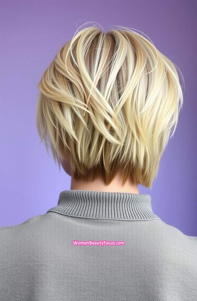 20. Choppy Bob Back View