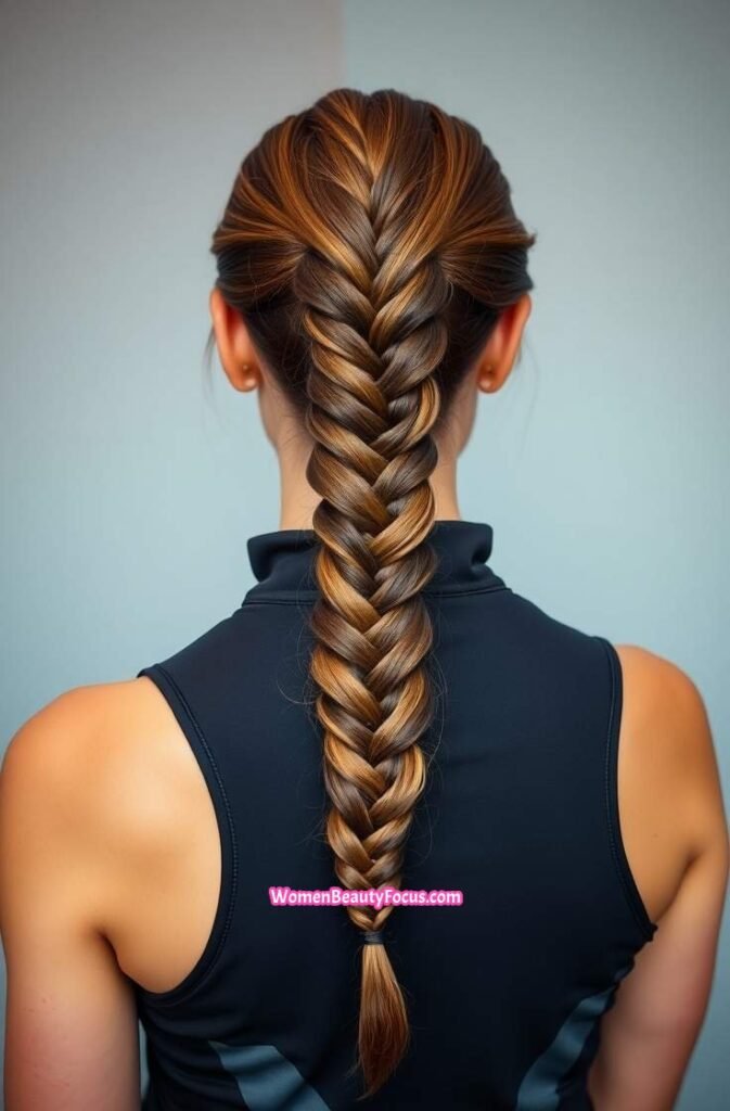 20. Fishtail Braid Back View