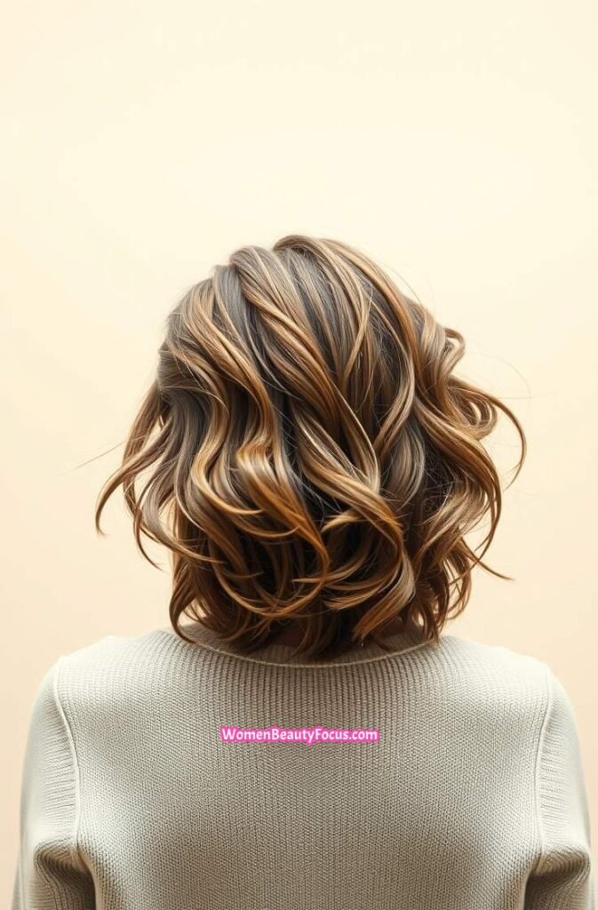 20. Tousled Layers Back View