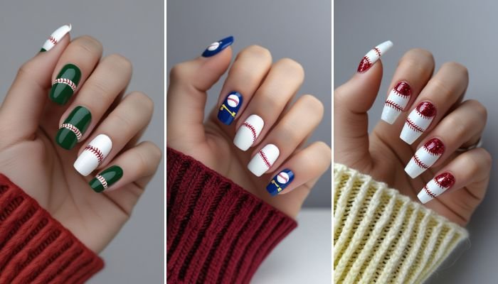 21 Baseball Nails Designs for a Fun, Sporty Look