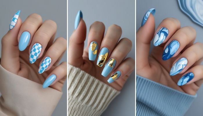 21 Blue Summer Nails Ideas for a Cool, Relaxed Style