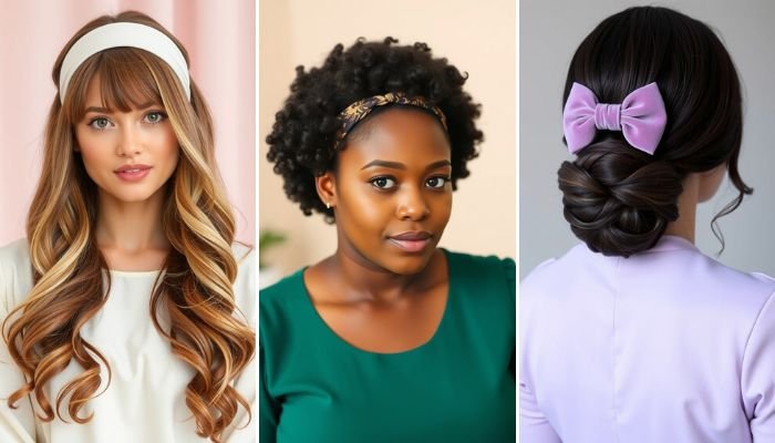 21 Headband Hairstyles for Effortless Style