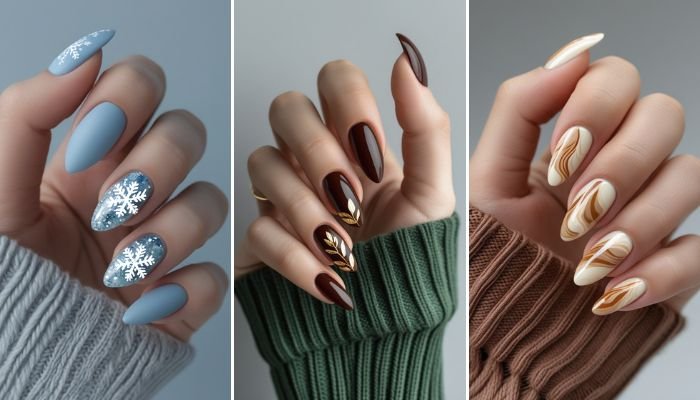 23 Winter Acrylic Nails for a Cozy, Chic Vibe
