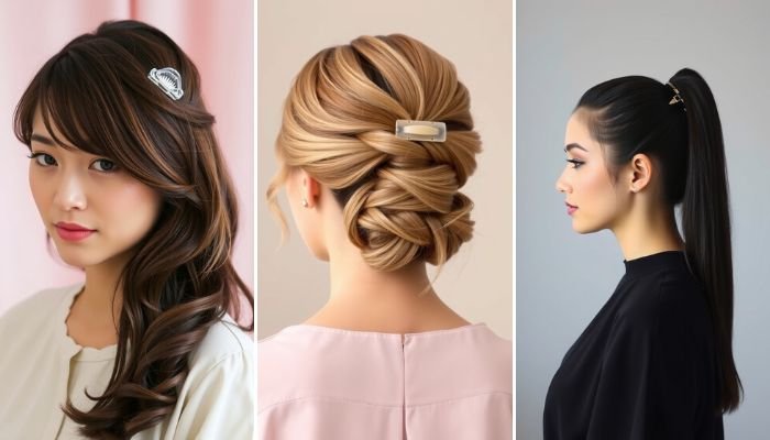 24 Claw Clip Hairstyles for a Chic Hold