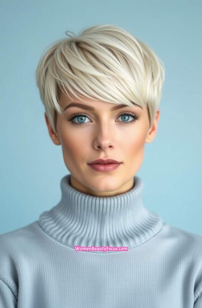 3. Bold Pixie Cut FrontStraight View