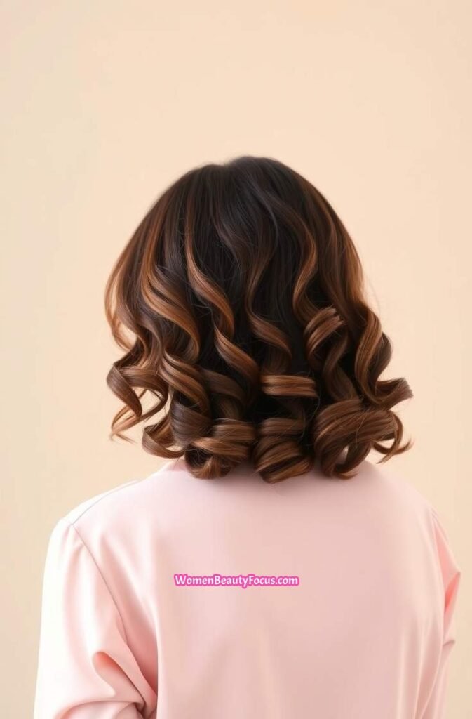 4. Loose Curls Back View