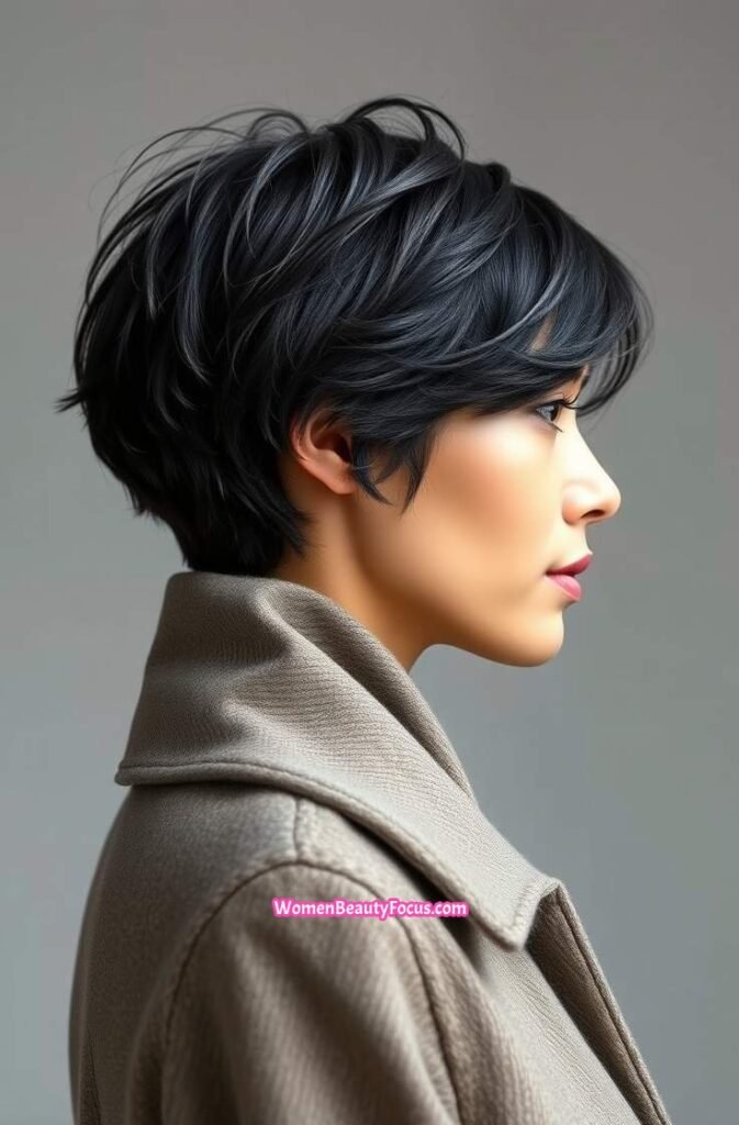 6. Tousled Pixie Cut with Subtle Layers Side View