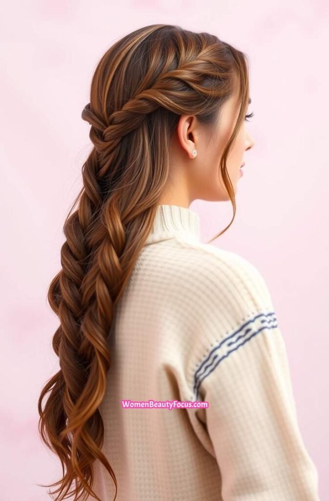6. Waterfall Braid Side View