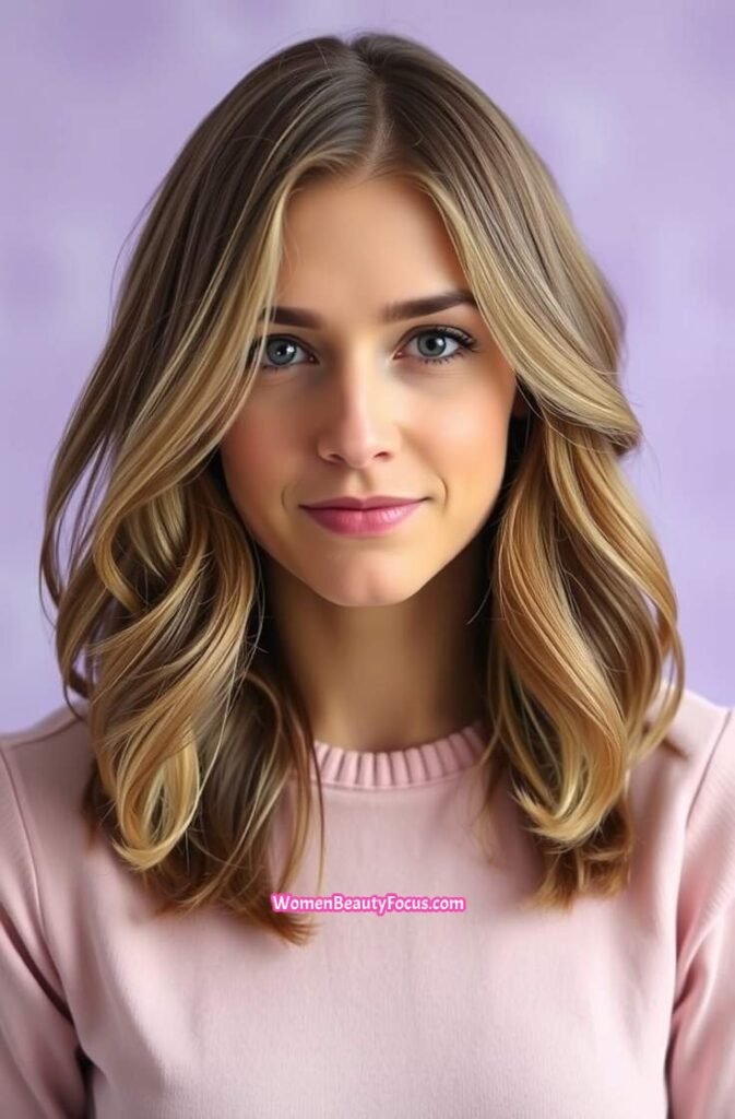 7. Medium Shag with Face Framing Layers FrontStraight View