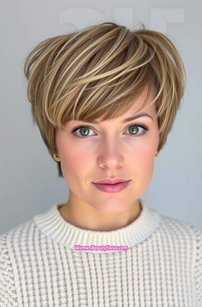7. Tousled Bixie with Wispy Bangs FrontStraight View