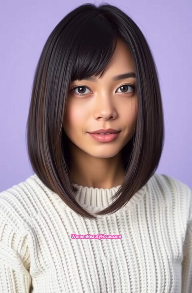 9. Bob with Highlights Front View