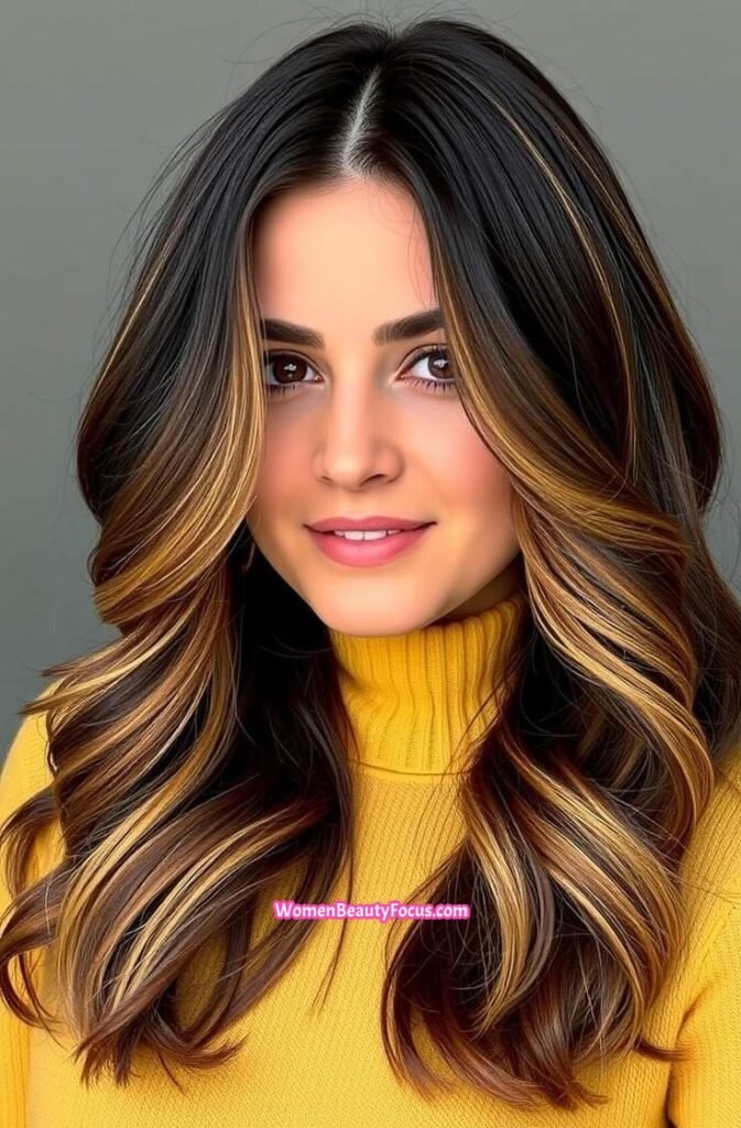 9. Honey Brown Highlights