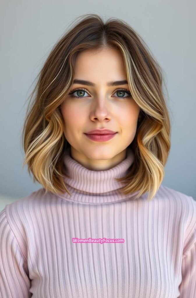 9. Light Brown with Subtle Ombre Front View