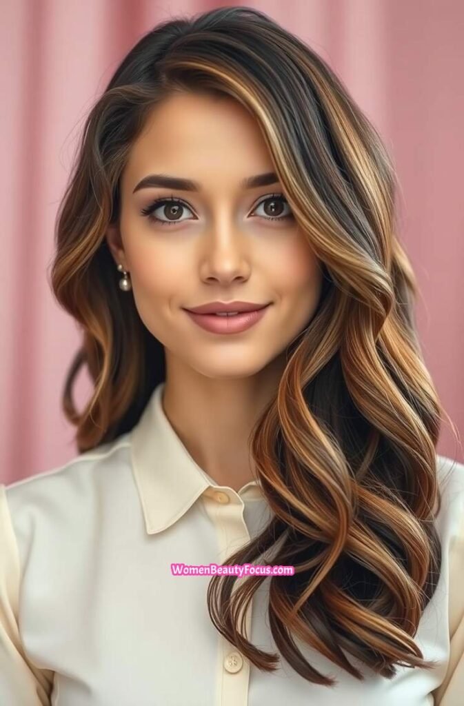 9. Wet and Wavy Layers with Flipped Ends FrontStraight View