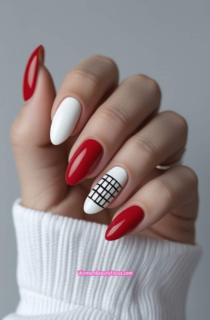 15. Baseball Game Day Nails