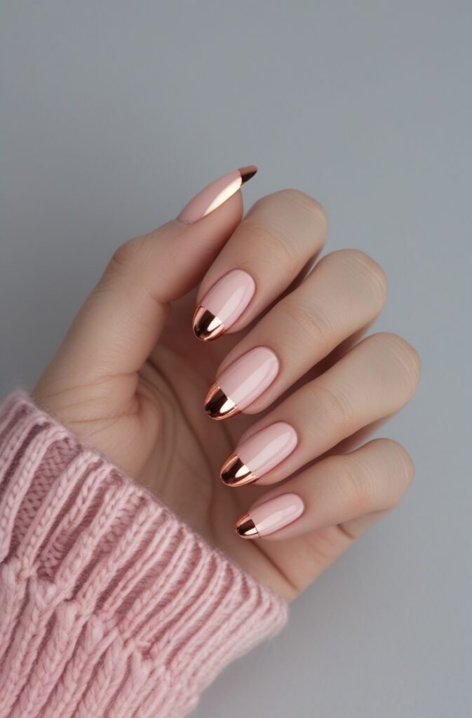 17. Rose Gold Tips