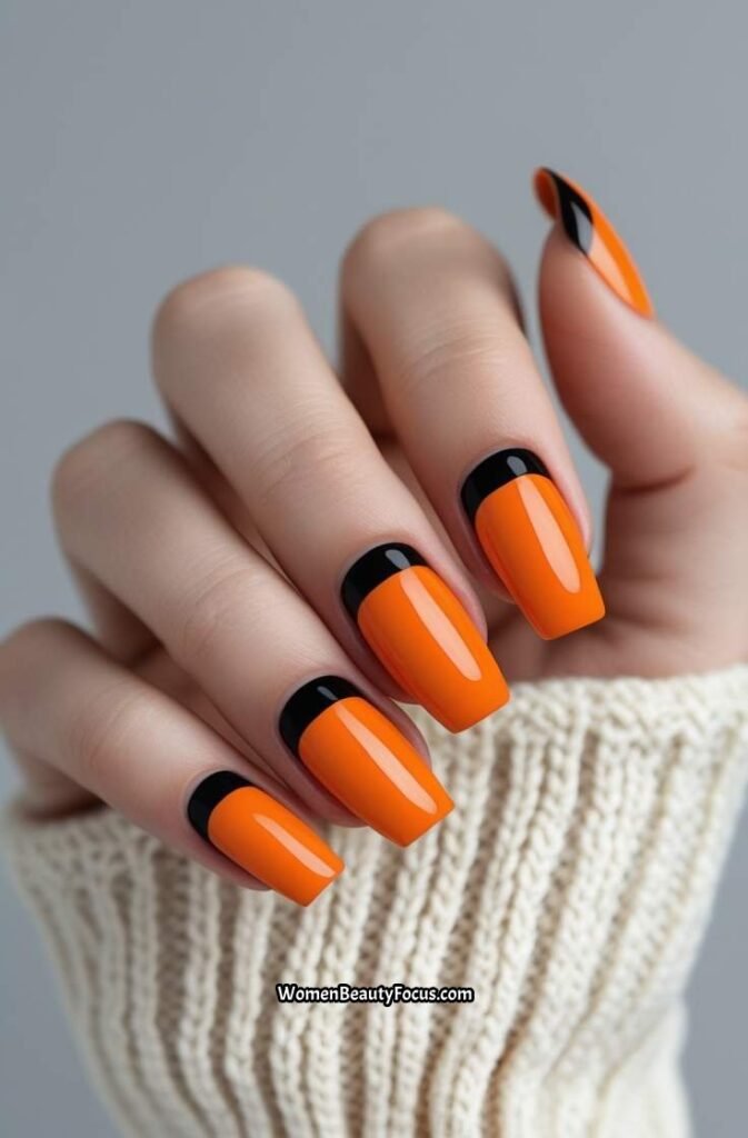 20. Bold Orange with Black Matte Accents