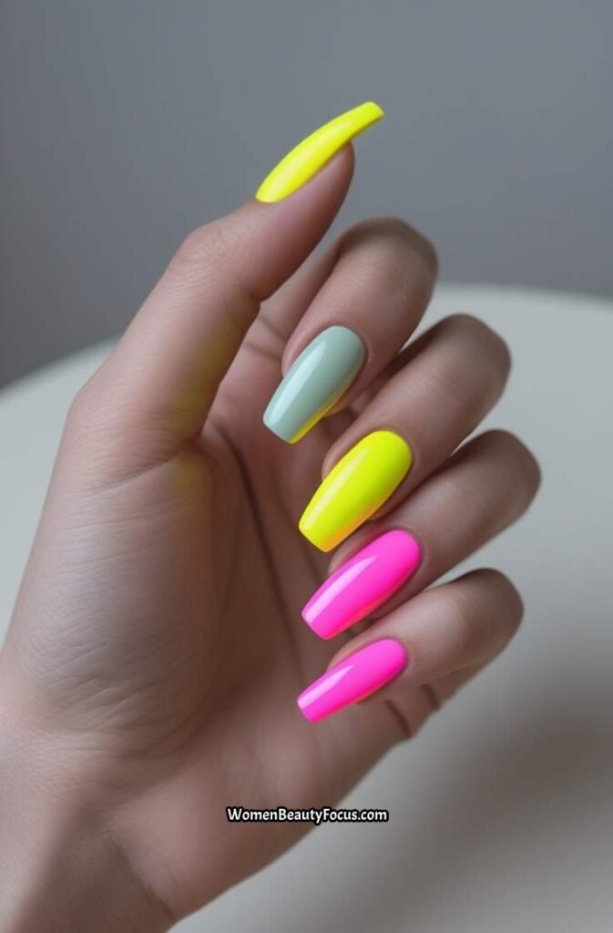 20. Neon Pop Accents