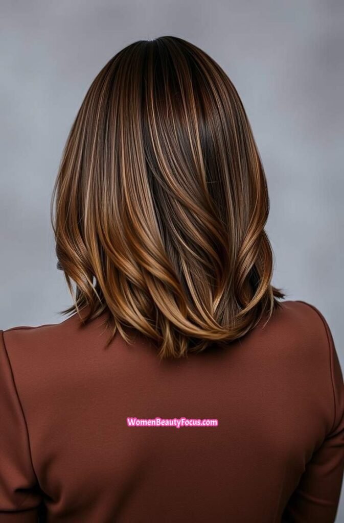 20. Tapered Ends with Subtle Bronze Glow Back View