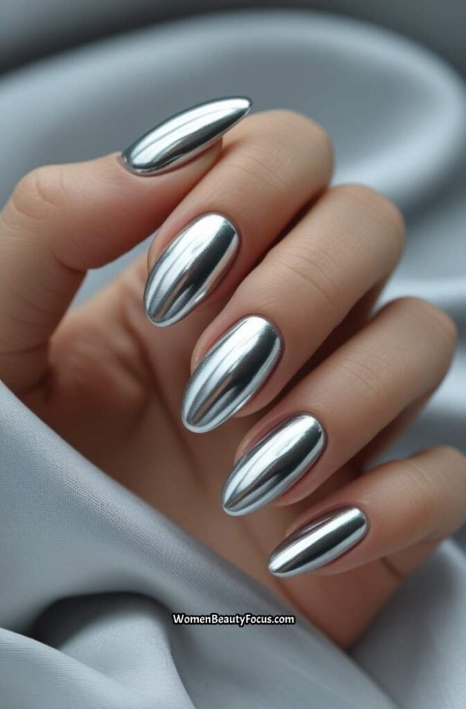 22. Metallic Silver Shine