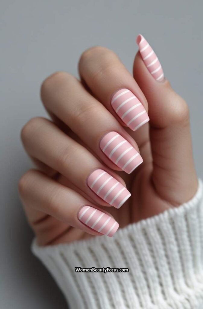 24. Pink and White Stripes